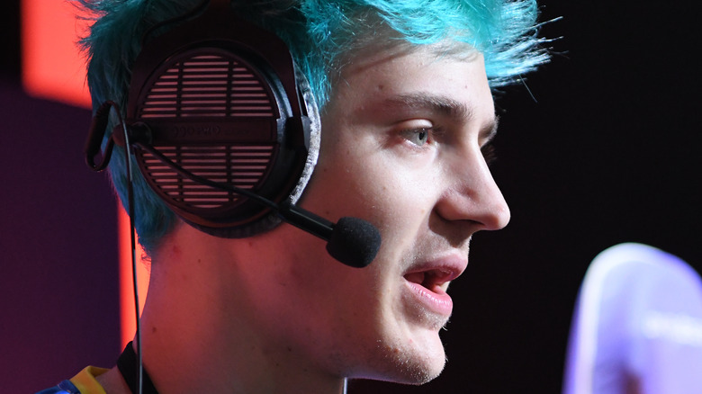 Ninja with headphones