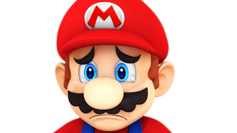 sad mario