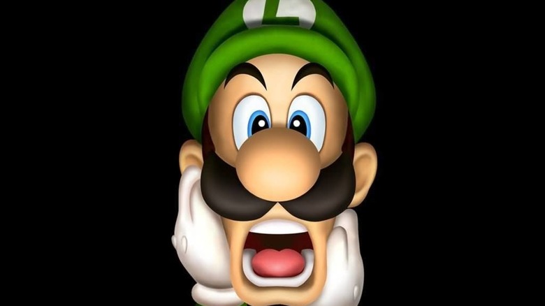 Luigi scared face
