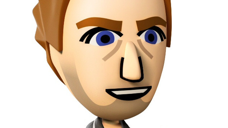 Nintendo Switch Mii close up