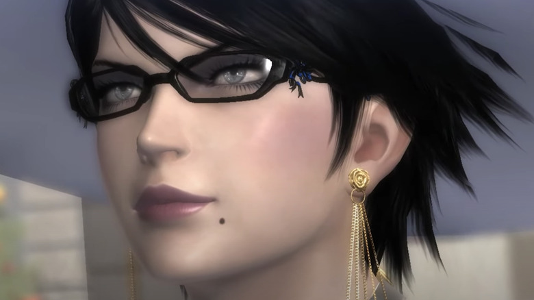 Bayonetta glares