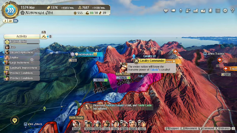 Nobunaga Switch Menus