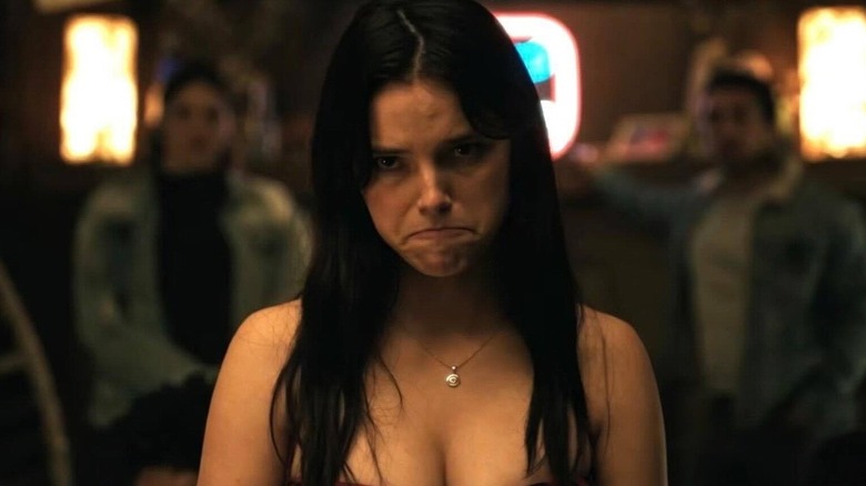 Nikki Freeman frowns in "Obsession" (2026)
