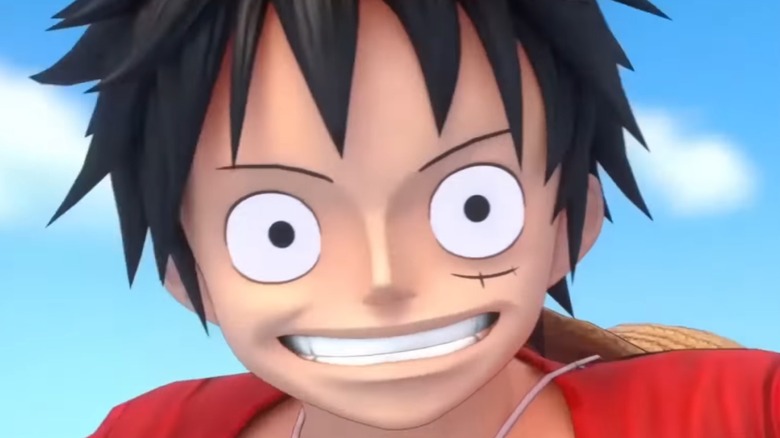 Luffy grinning