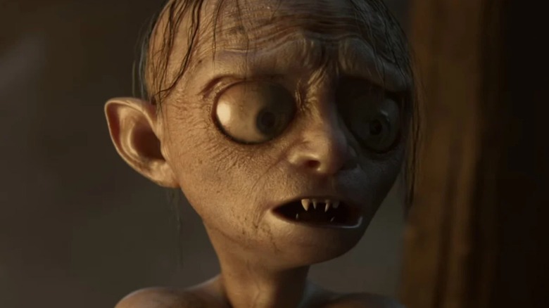 Gollum surprised face