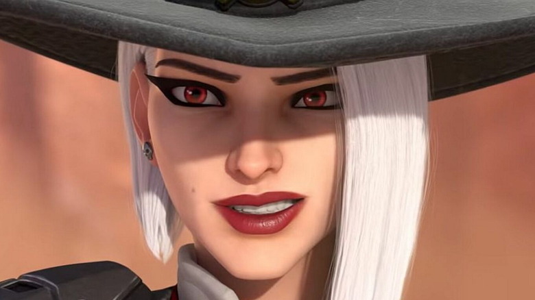 Ashe overwatch closeup