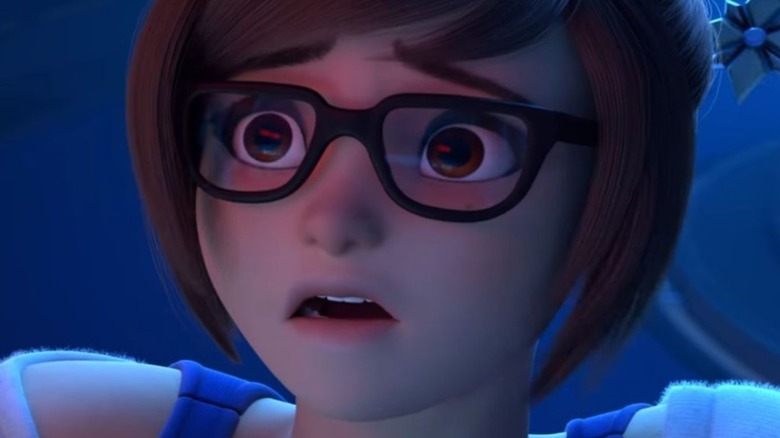 Mei looking shocked