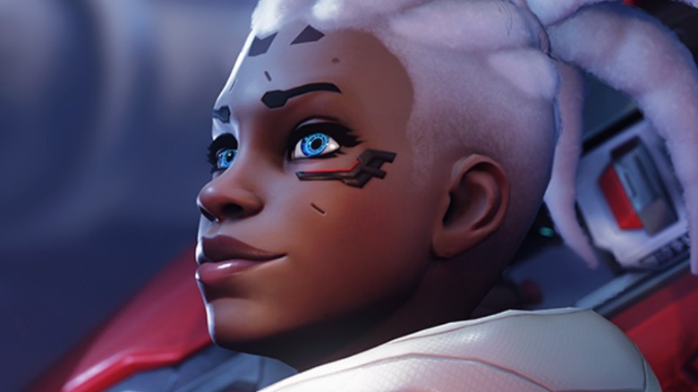 Overwatch 2 character looking hopeful