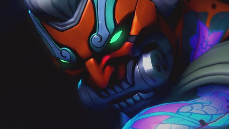 Cyber Demon Genji close up