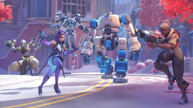 Screenshot from Overwatch 2's new Push game mode