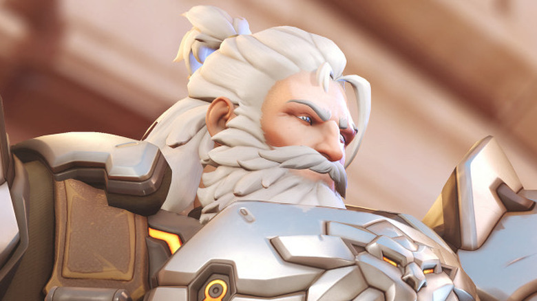 Overwatch 2 Reinhardt frowning