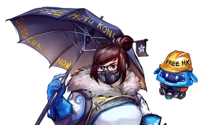 Overwatch Mei Hong Kong protests