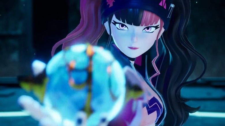 Zoe holding sphere