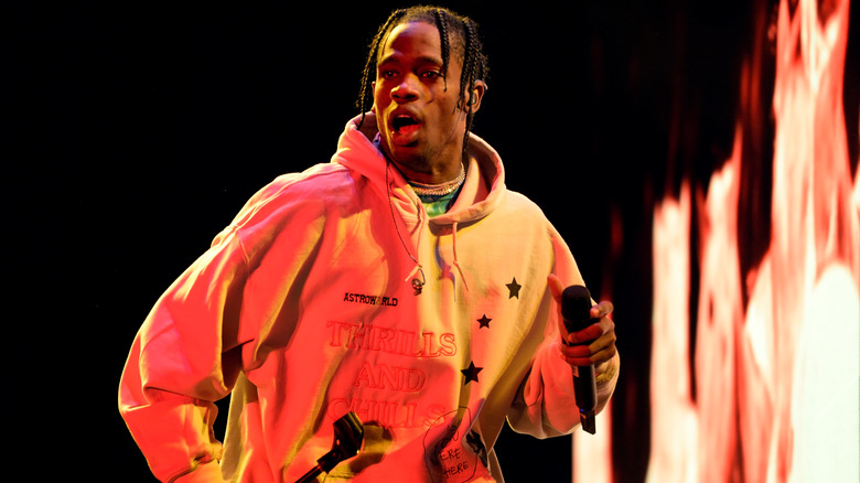 Travis Scott performing