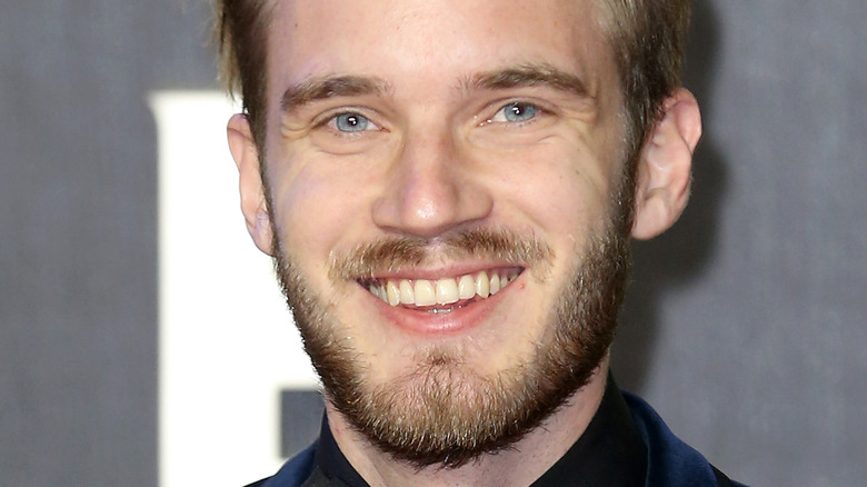 PewDiePie smiling