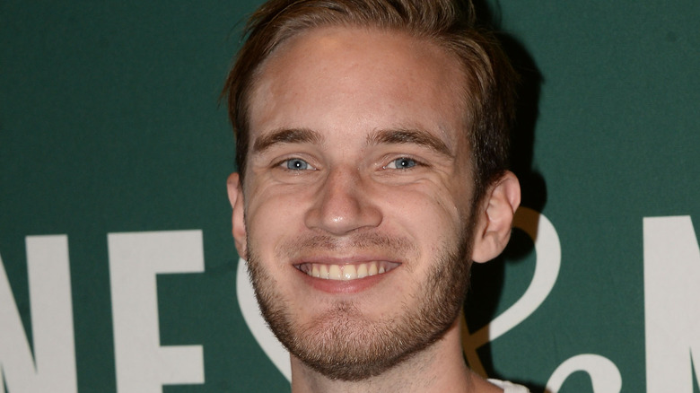 PewDiePie smiling