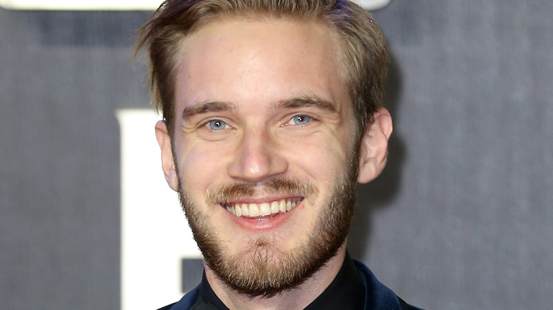 Pewdiepie at premiere