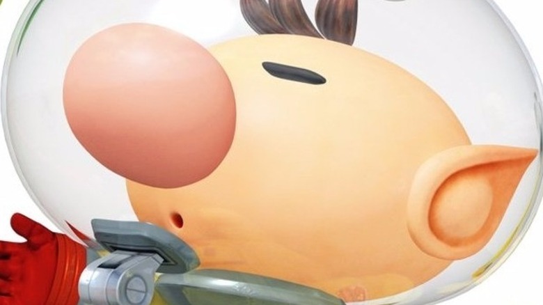 Olimar pointing close up