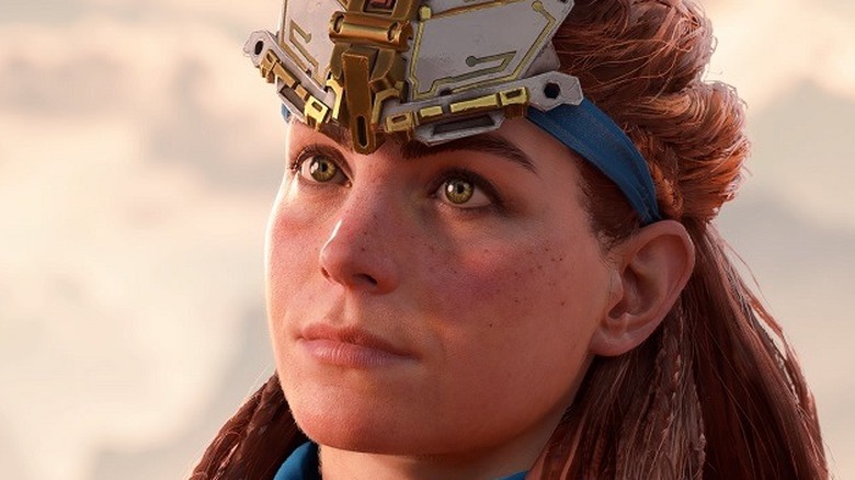 Horizon Forbidden West Aloy close up