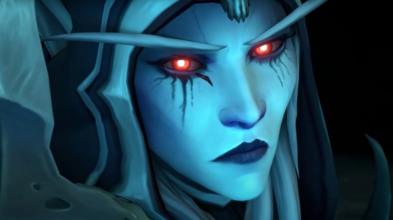 World of Warcraft elf concerned