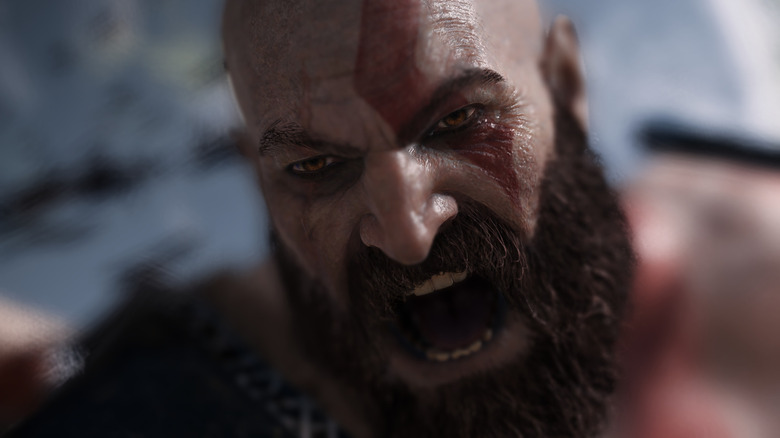 Kratos yelling