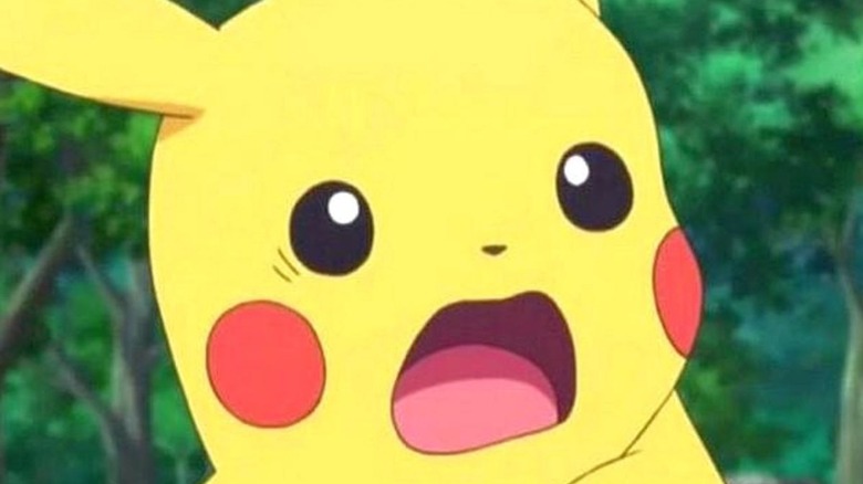 Pikachu shocked face