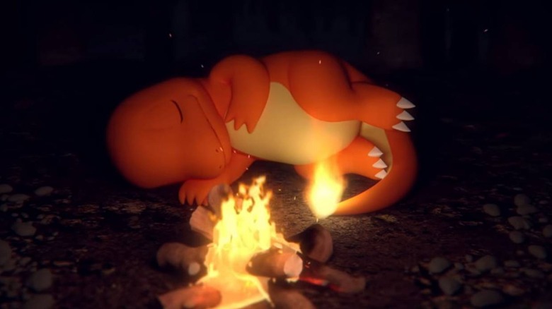 Charmander's Fireside Slumber