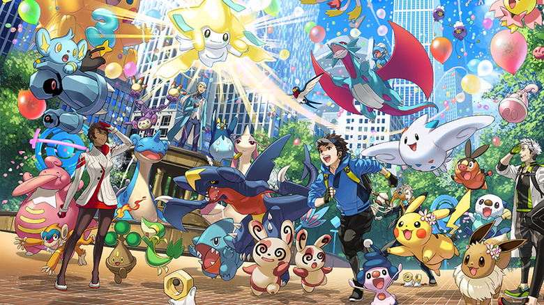 Pokemon go anniversary poster
