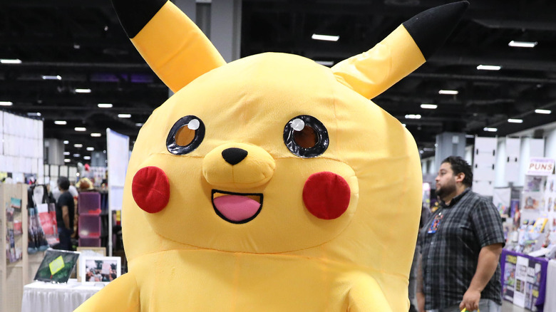 Pikachu cosplay at con