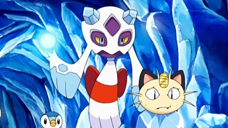 froslass pokemon anime freeze meowth piplupp