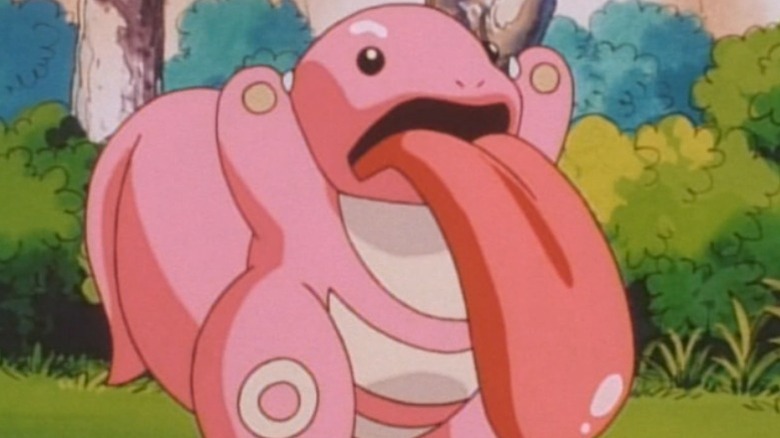 lickitung pokemon anime battle jessie