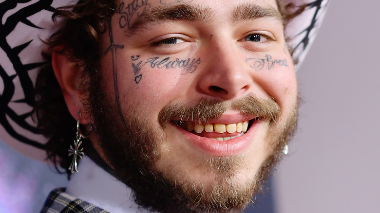 Post Malone posing