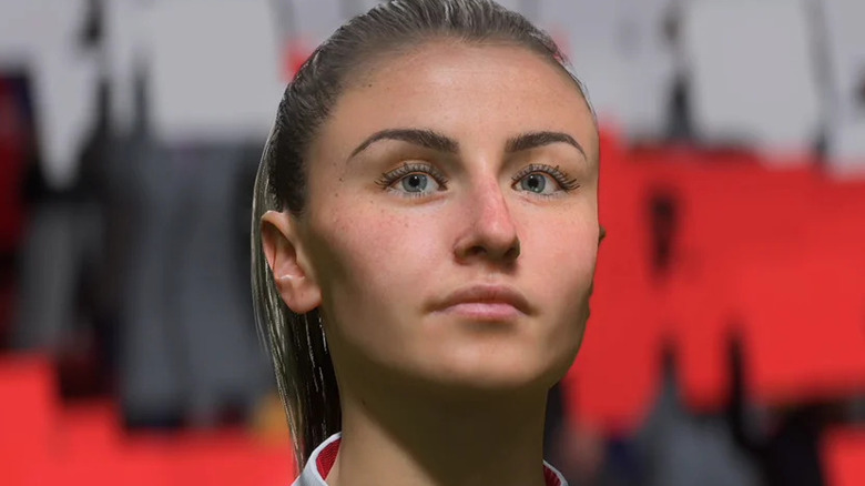 Womens soccer player in FIFA 23