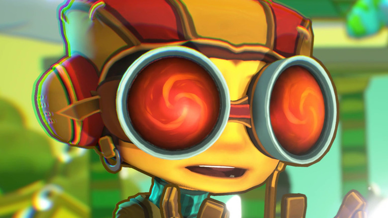 Razputin from Psychonauts 2 wearing goggles