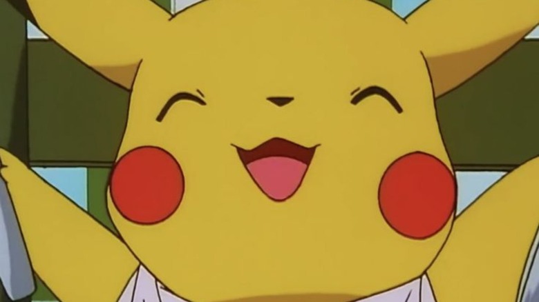 Pikachu happy