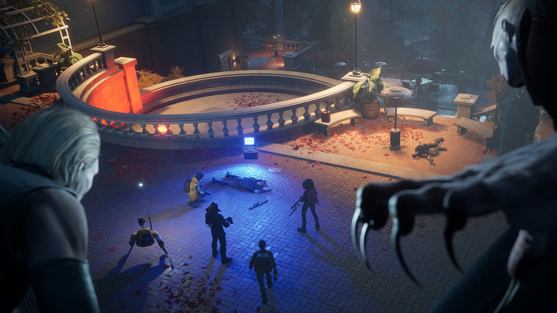 Vampires stalking hunters from above