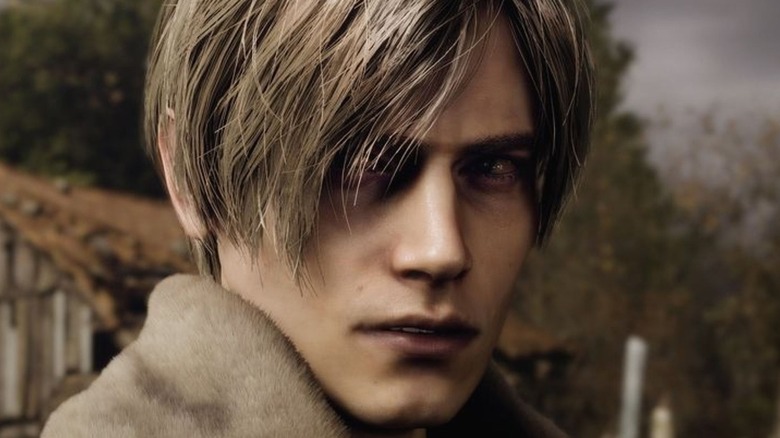 Leon hair over eye