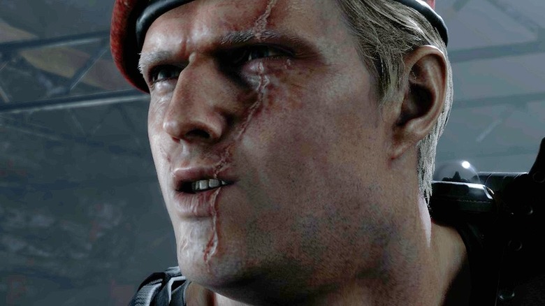 Krauser taunting face