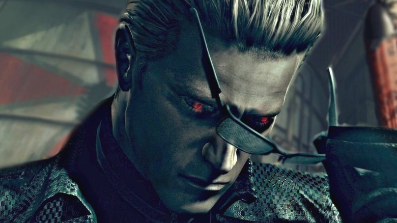 Wesker shades red eyes
