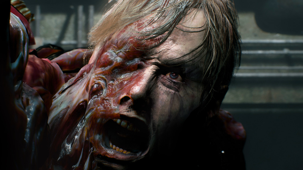 Resident Evil 2 William Birkin roaring