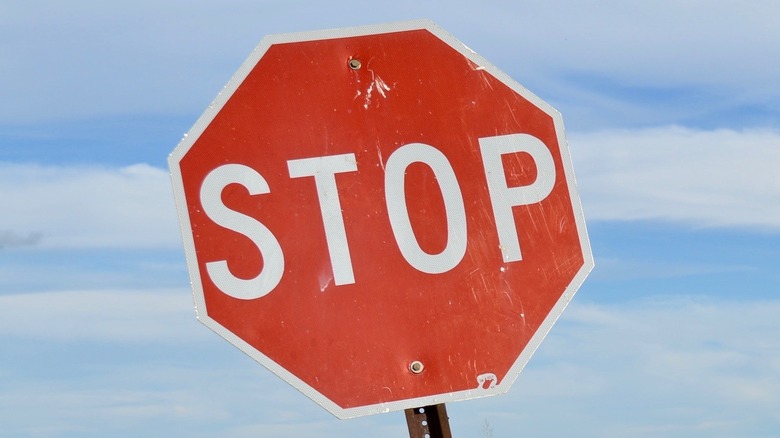 Stop sign