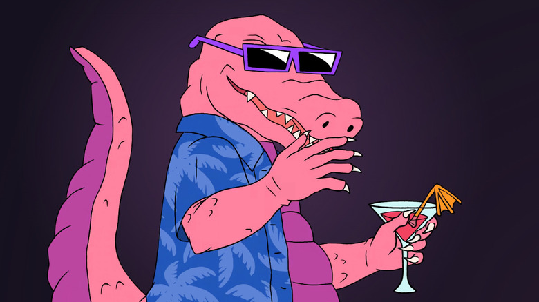 Art of the character Macca the Gator from Grand Theft Auto 6