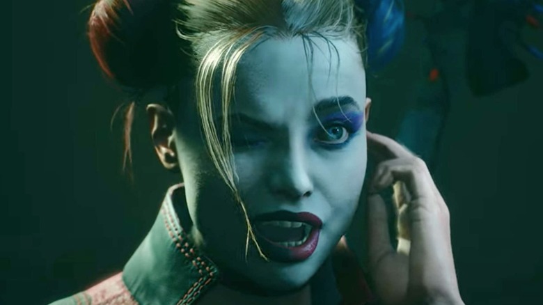 Harley Quinn winking