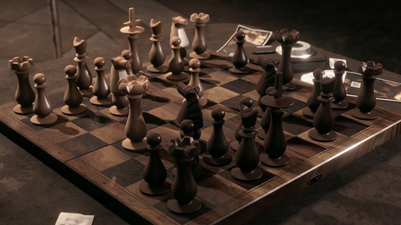 Video game chess board