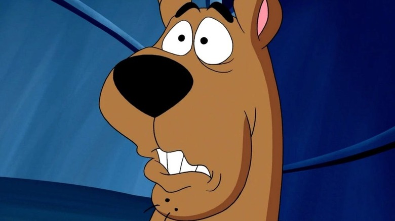Scooby looks scared