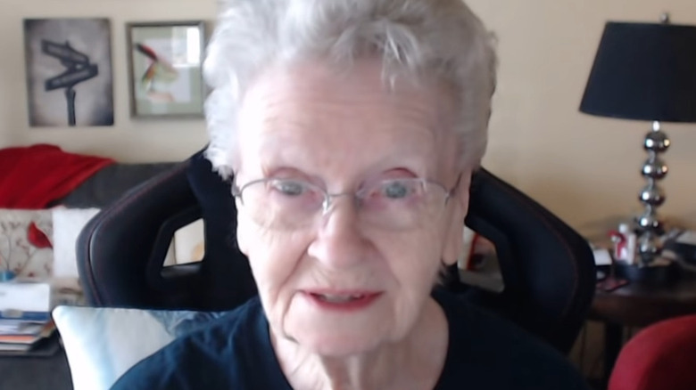 Skyrim Grandma in her update video