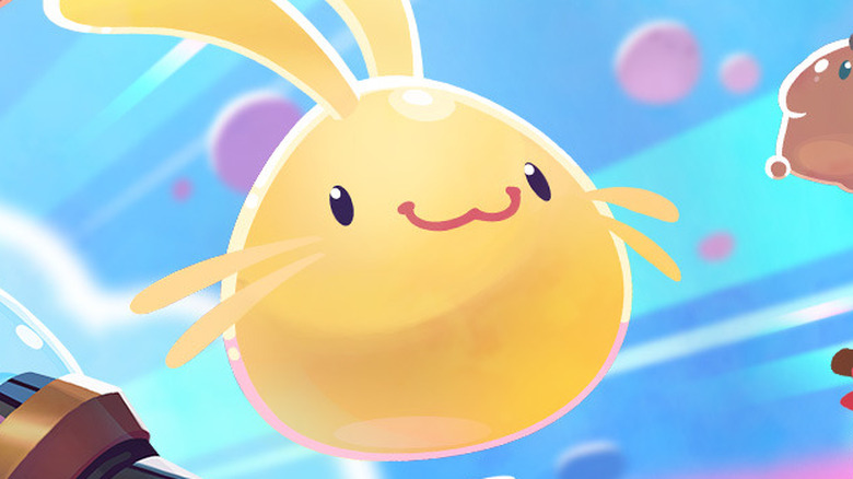 Slime Rancher 2 Cotton Slime smiling