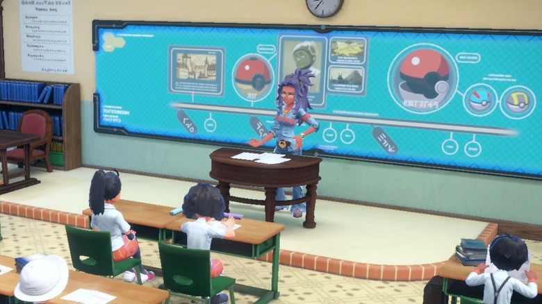 Pokemon Scarlet and Violet History Class Easter Egg