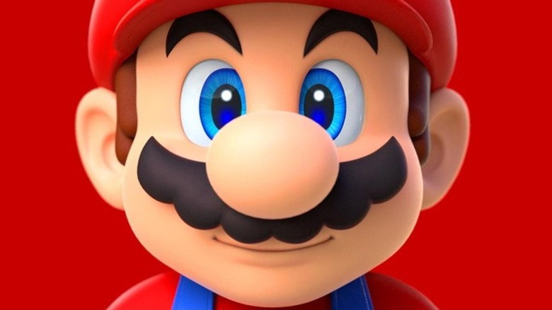 Mario smiles