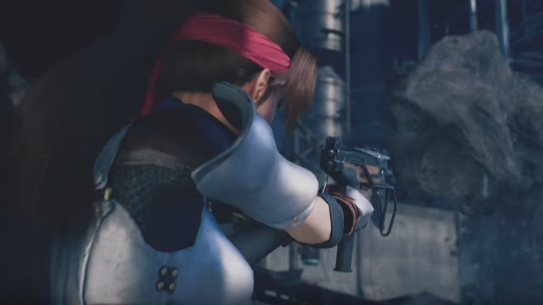 Final fantasy 7 remake hooded figure